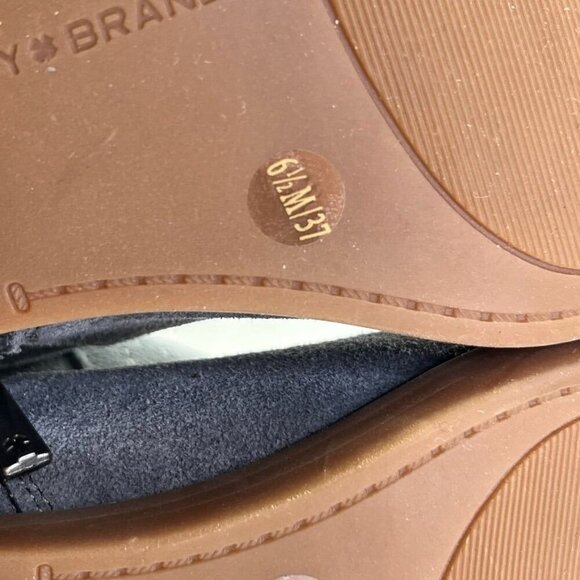 Lucky Brand Women's Kazey Square Toe Bootie in Gray Suede Block Heel - Picture 13 of 16